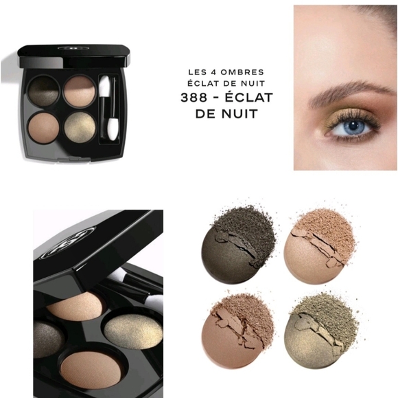 CHANEL LIMITED EDITION 388 ECLAT DE NUIT Les 4 Ombres  Eyeshadow Pallet  New - Picture 2 of 12